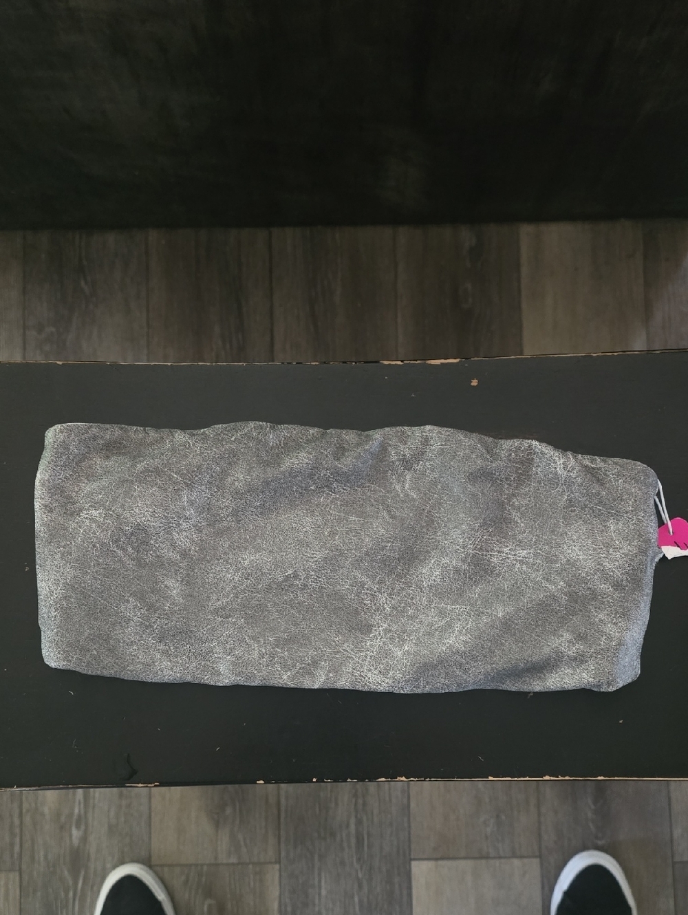 Silver Metallic Tube Bra